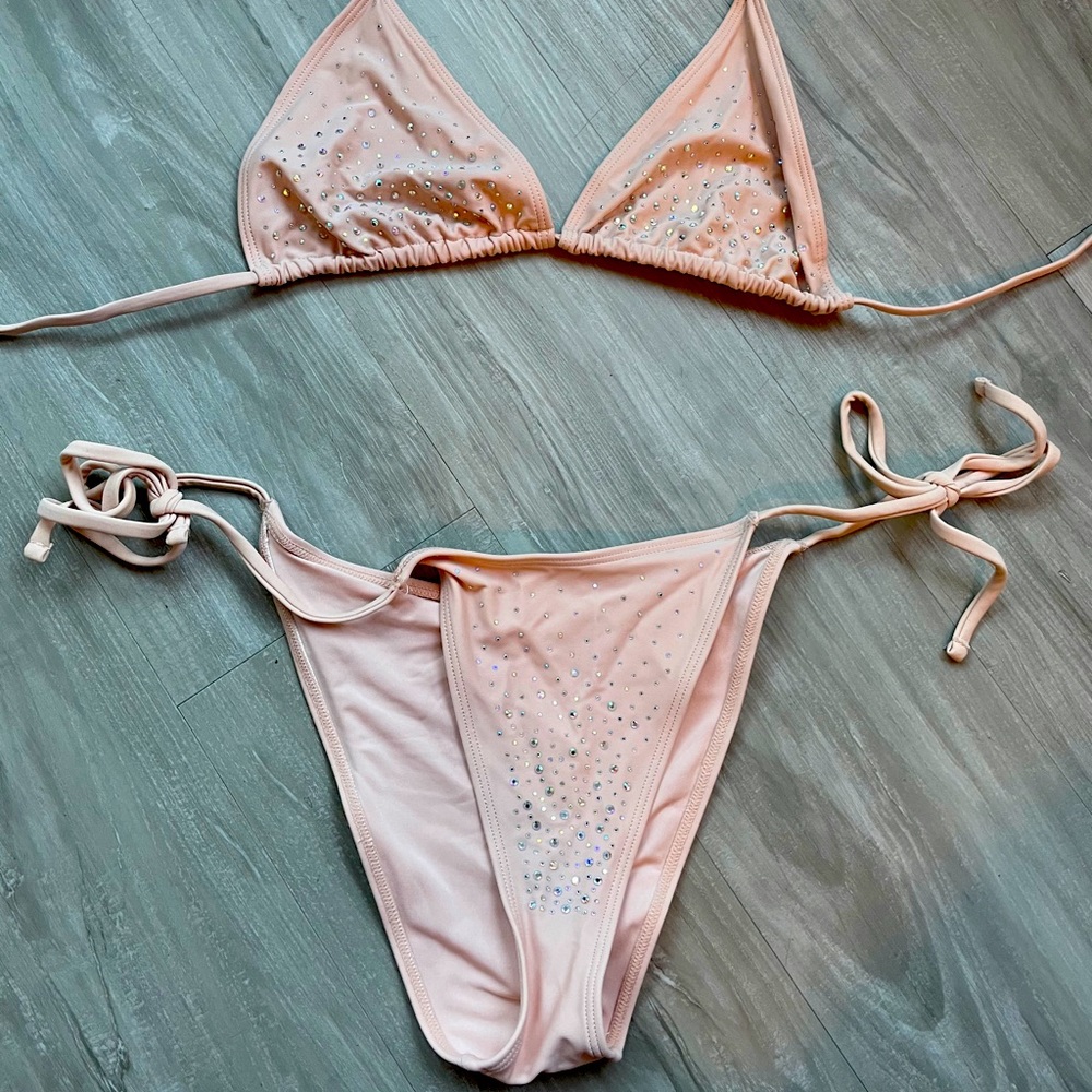 Sparkly bling bikini